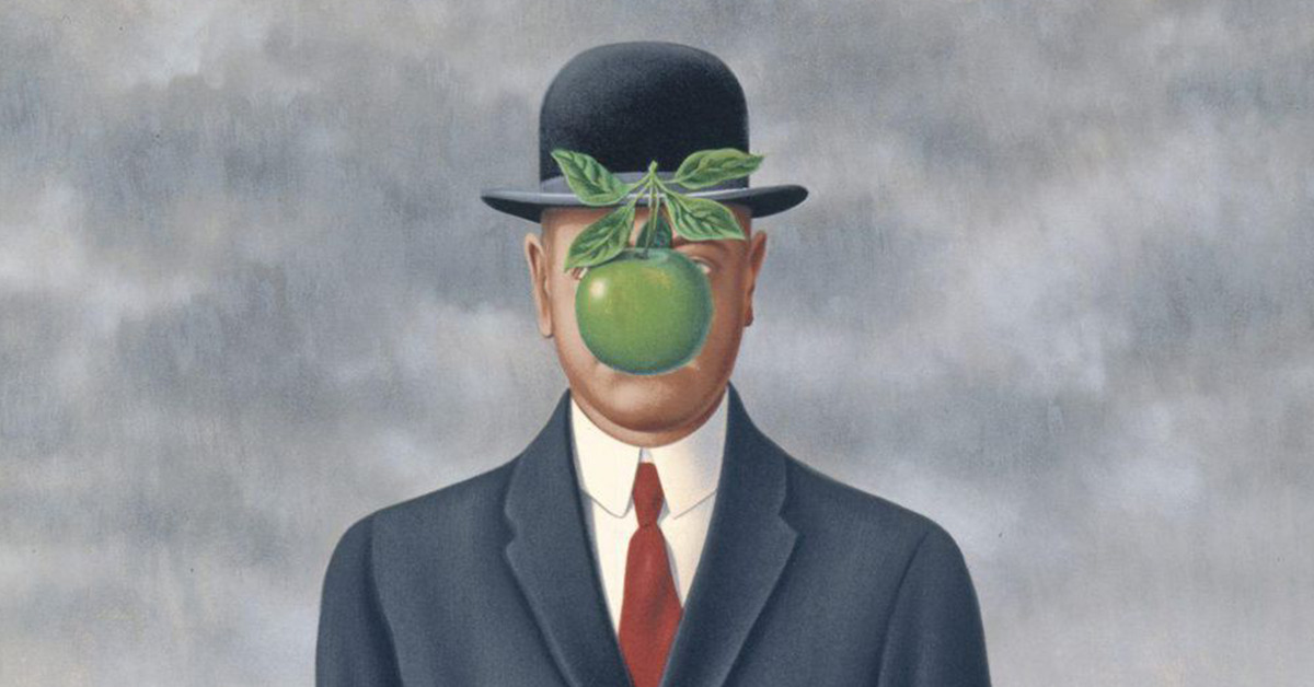 Quadro "Il figlio dell'uomo" di Magritte