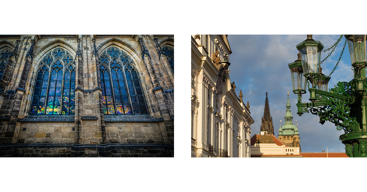Cultura Praga, architettura dei monumenti storici, barocco e gotico.